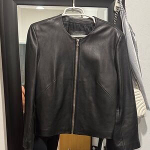 Banana Republic Black Leather Jacket